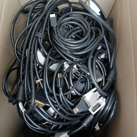 APPROXIMATELY 30 ASSORTED A/V CABLES 