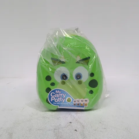 MY CARRY POTTY – GREEN FROG DESIGN PORTABLE CHILD POTTY, SEALED IN PLASTIC