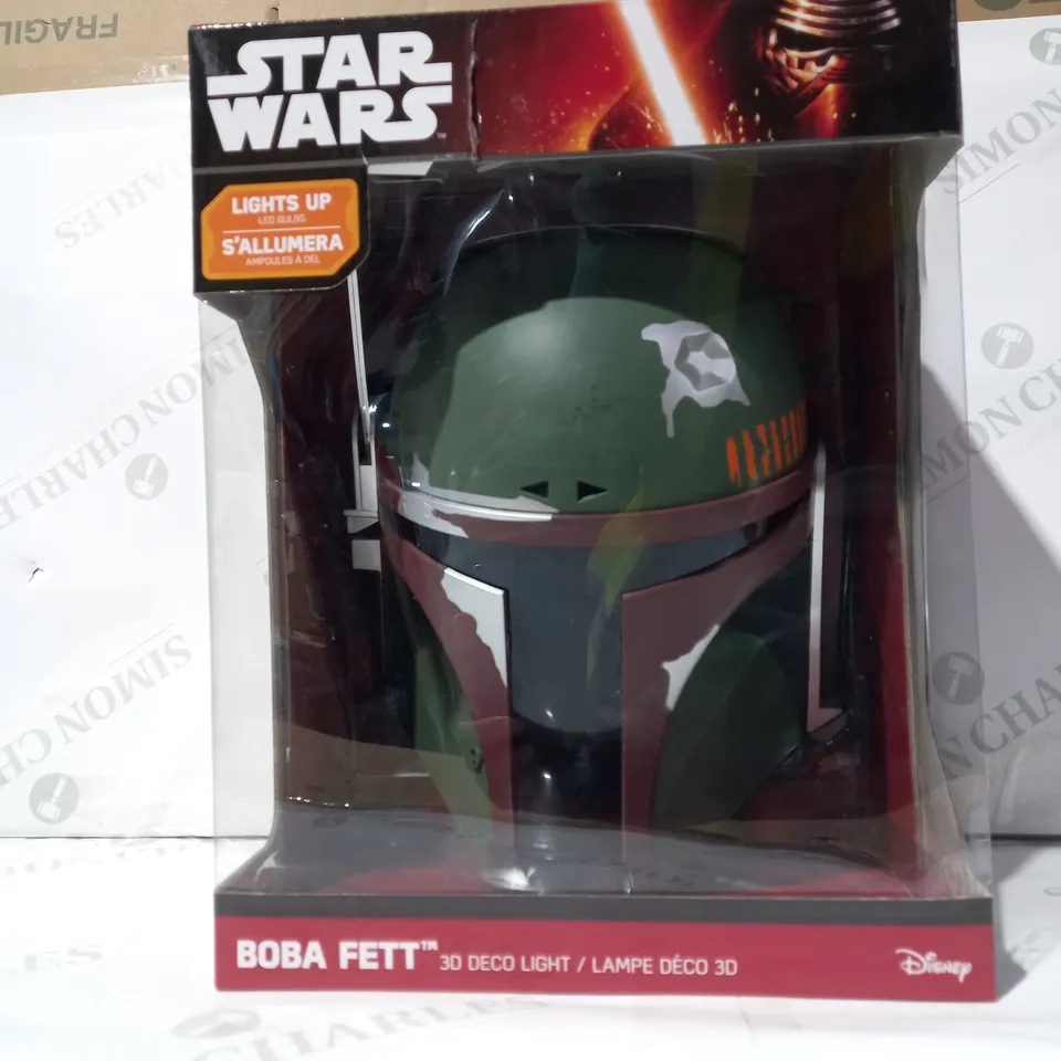 STAR WARS BOBA FETT 3D DECO LIGHT