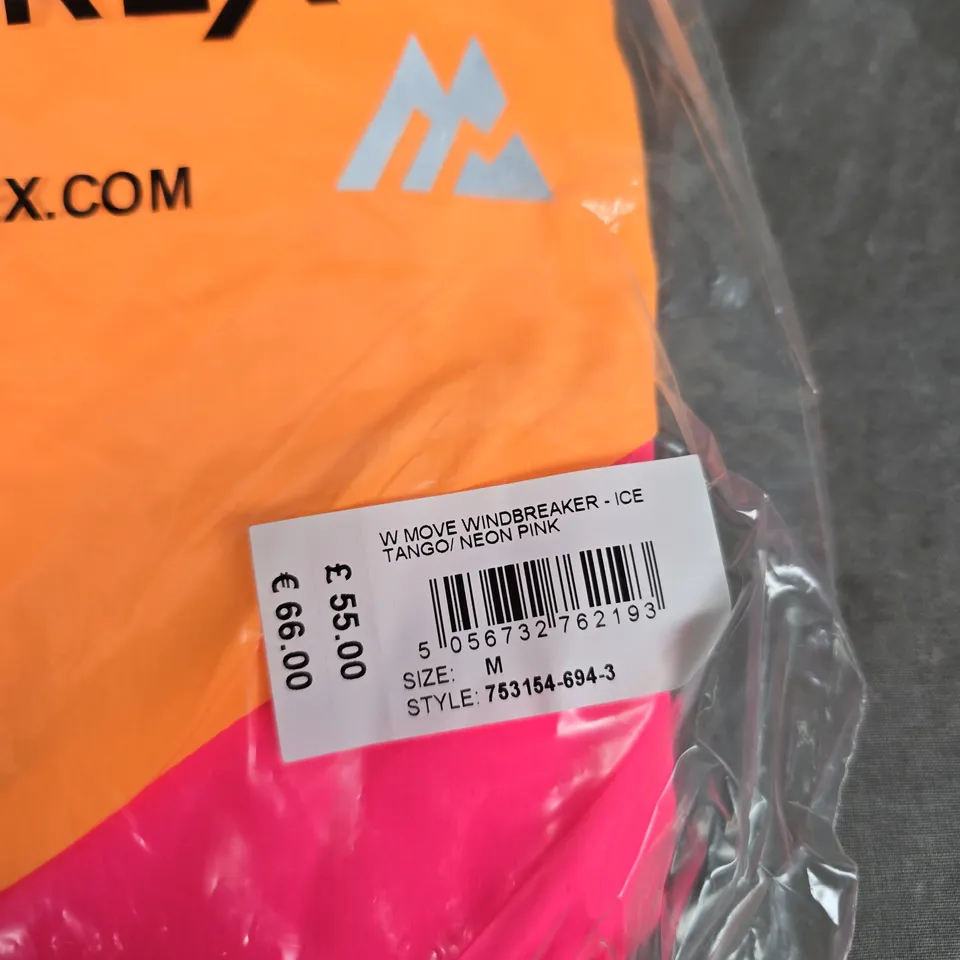 MONTIREX W MOVE WINDBREAKER – ICE TANGO / NEON PINK, WOMEN'S WINDBREAKER, SIZE M