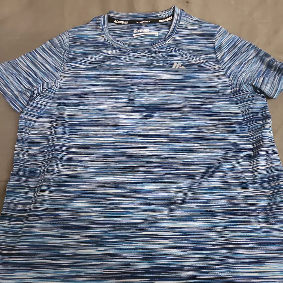MONTIREX STRIPED T-SHIRT – BLUE & WHITE - KIDS - SIZE L
