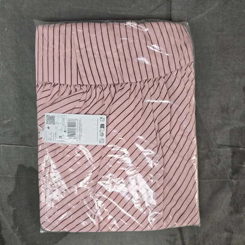 MNG VESTIDO 423 PENELOPE-H DRESS IN PINK STRIPES SIZE UK 6