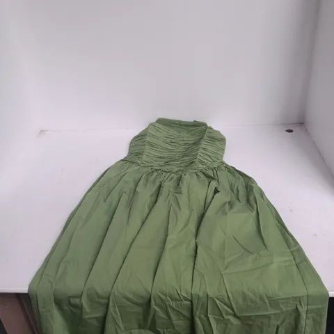 NOBODY'S CHILD ROSABEL MIDAXI DRESS - UK 12, OCCASION GREEN (EU 40, US 8)