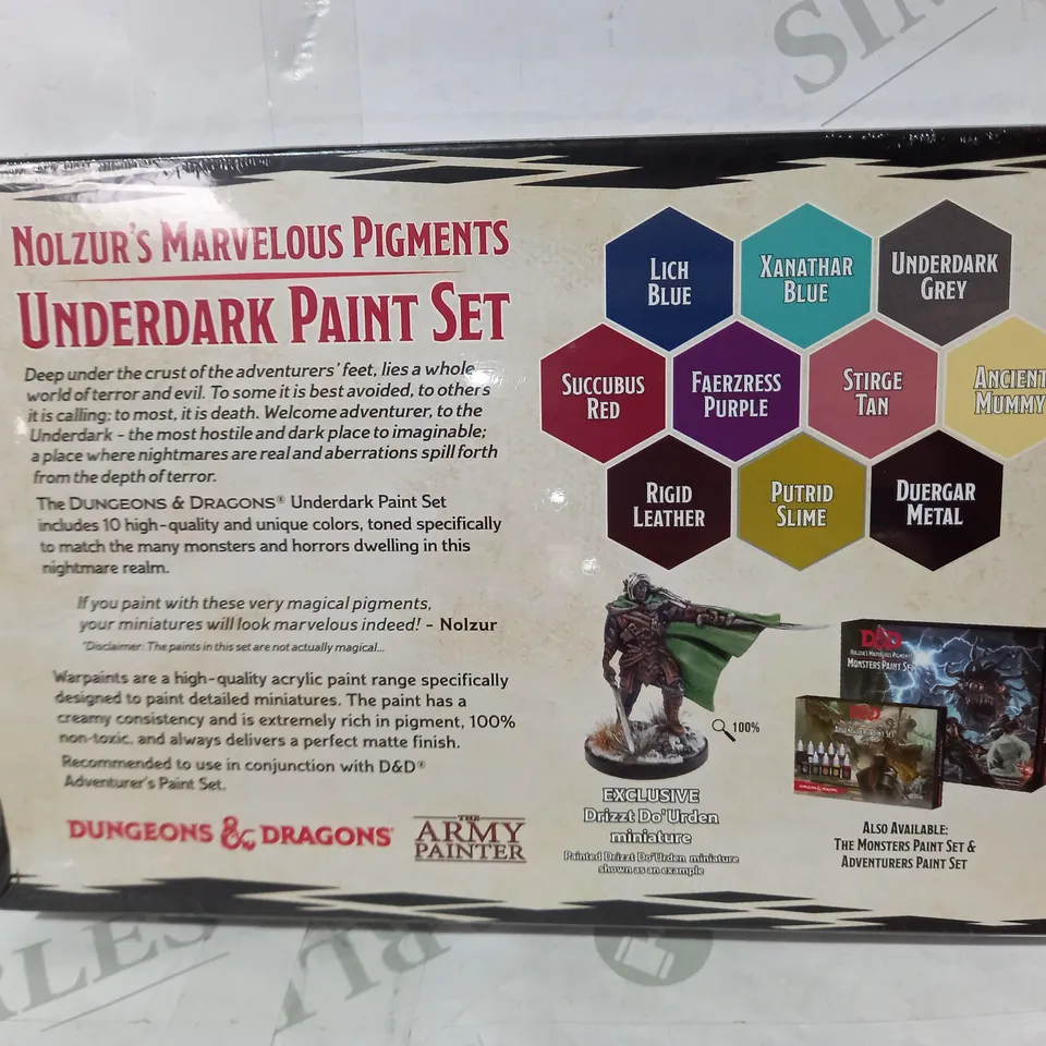 DUNGEONS & DRAGONS NOLZUR'S MARVELOUS PIGMENTS - UNDERDARK PAINT SET