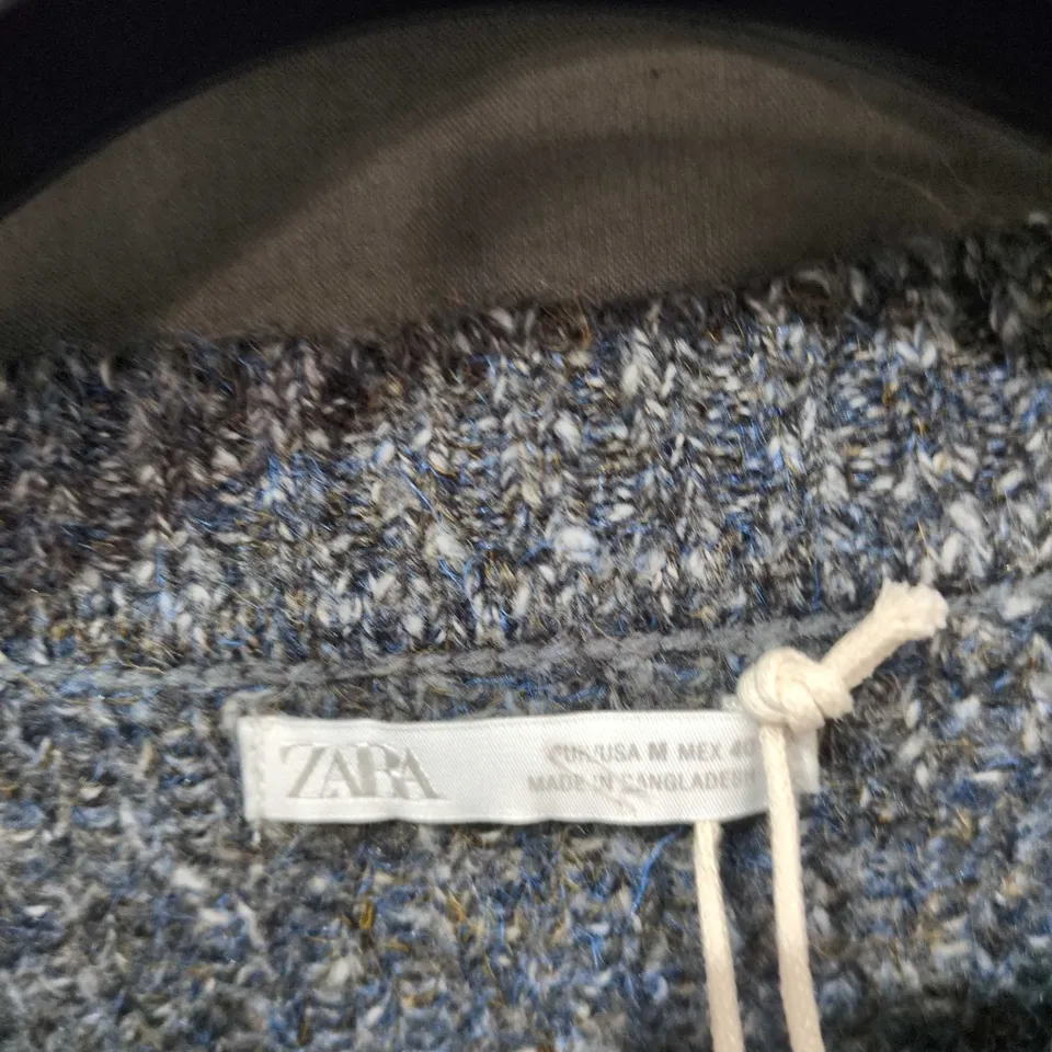 ZARA KNIT SWEATER – DARK GREY MARLED, WOMEN'S UK M