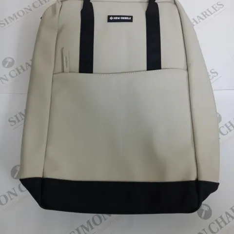 NEW REBELS JULAN CREAM BACKPACK