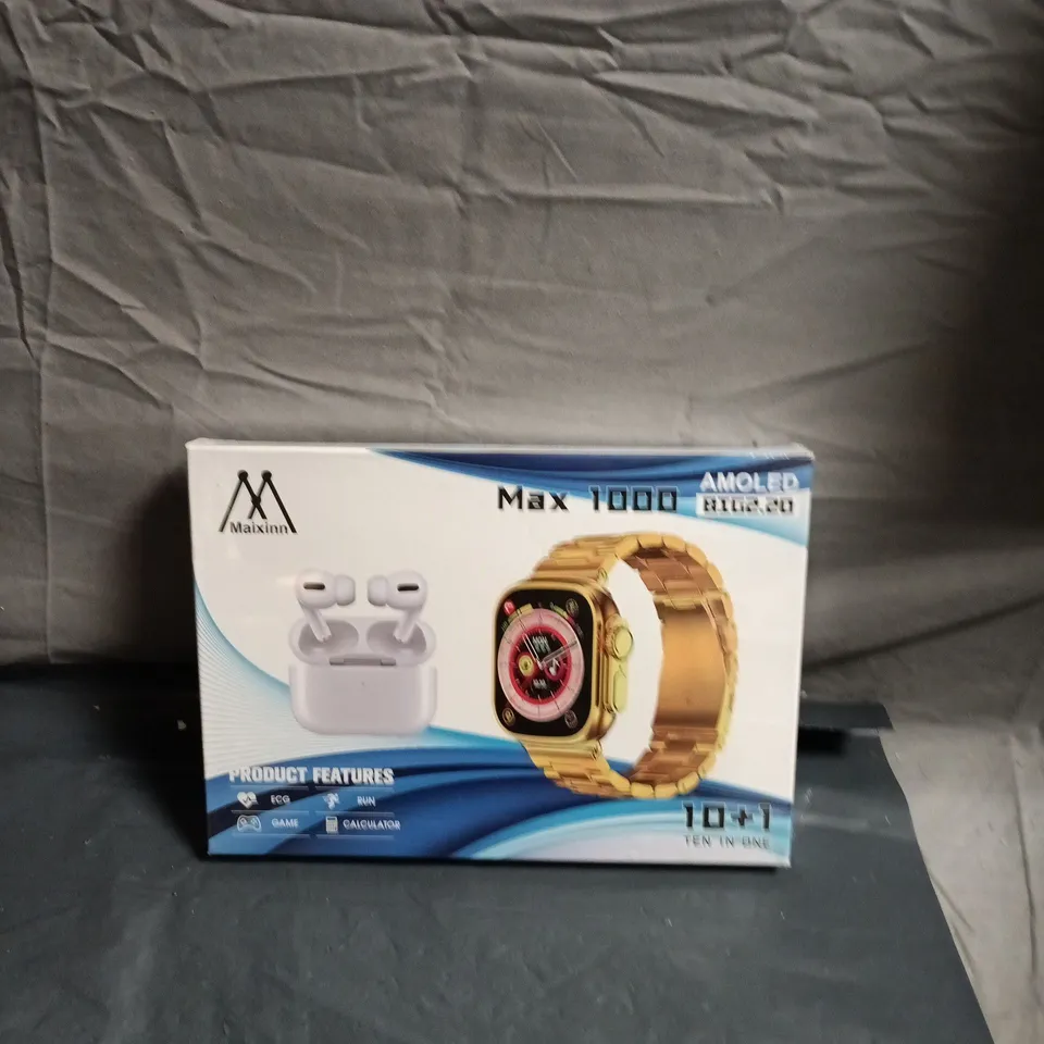 MAX 1000 AMOLED SMARTWATCH – BOXED 