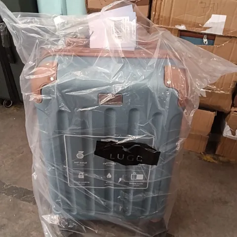 BOXED LUGG SKYWANDER 20" CABIN SUITCASE - BLUE & BROWN 