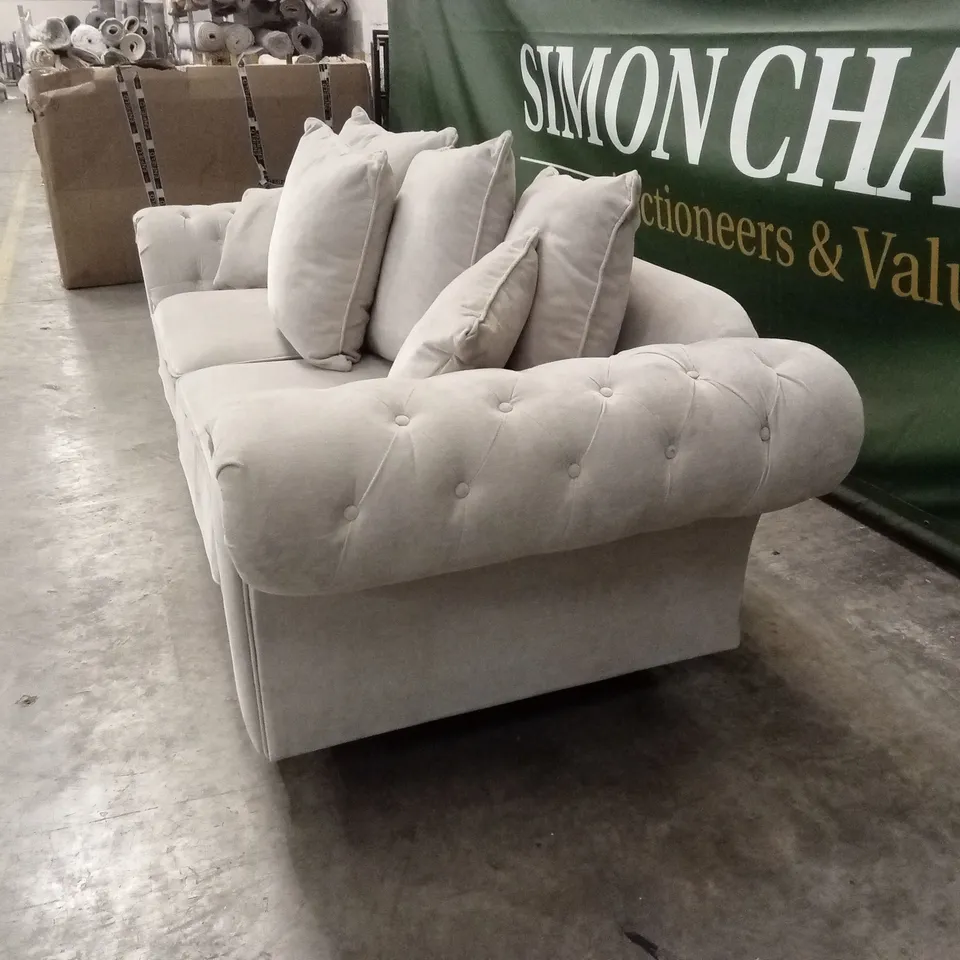 WINDSOR 3 SEATER FABRIC SCATTER BACK SOFA RRP £949