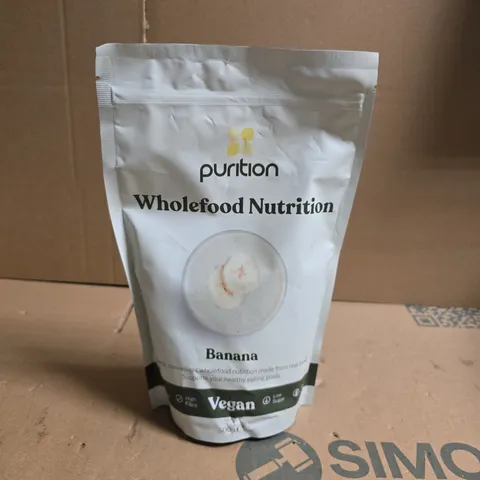 PURITION WHOLEFOOD NUTRITION BANANA – VEGAN 500G