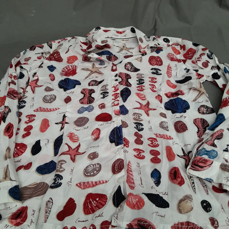 SALTSALT THE LARISSA SHIRT WHITE SHIRT - UK 14