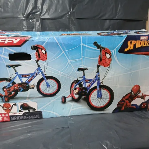 BOXED HUFFY 14" SPIDER-MAN BIKE