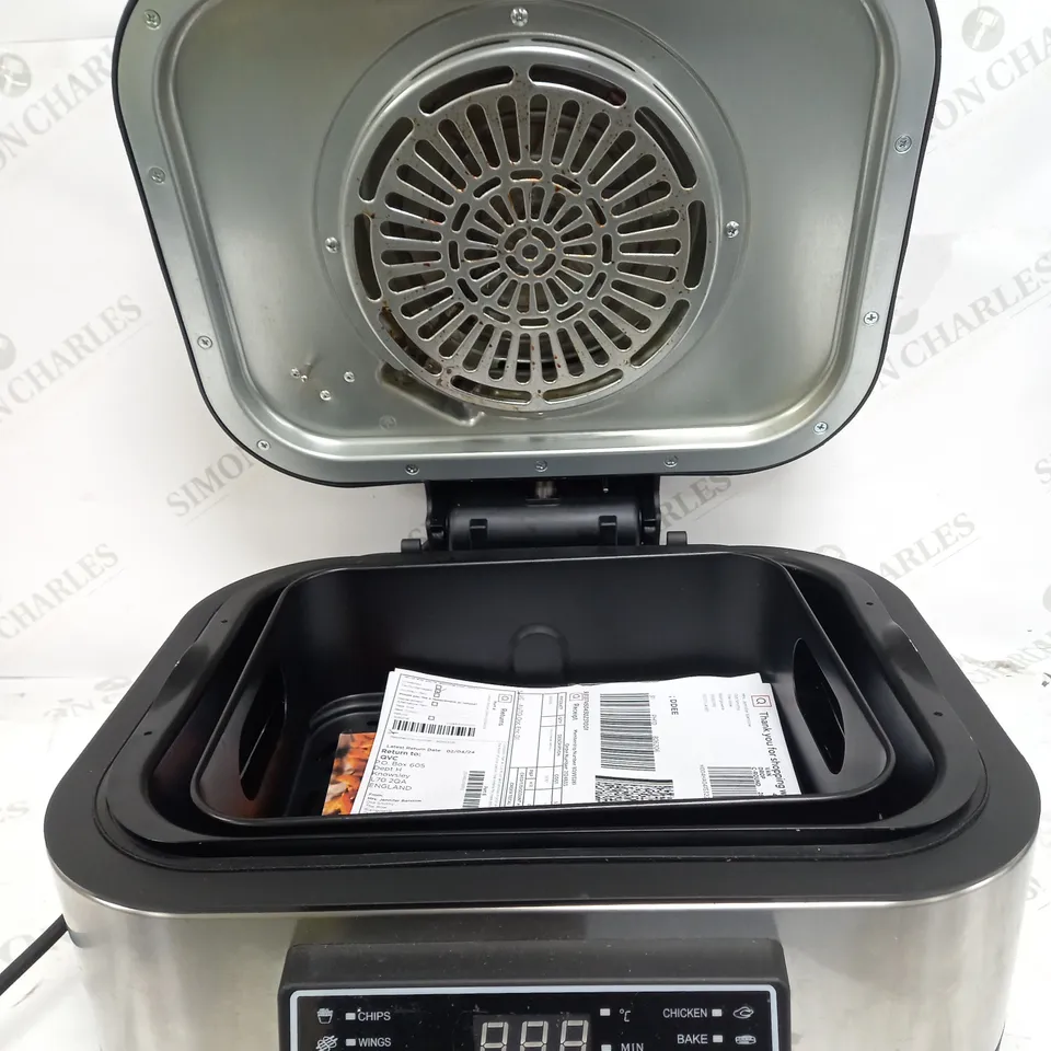 BOXED OUTLET COOK'S ESSENTIALS GRILL & AIRFRYER 5.5L