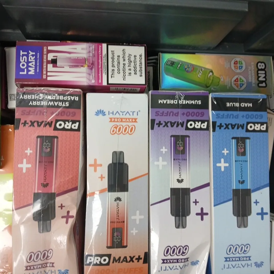 APPROXIAMTELY 15 ASSORTED VAPING PRODUCTS TO INCLUDE JUUL, IVG, ETC - COLLECTION ONLY