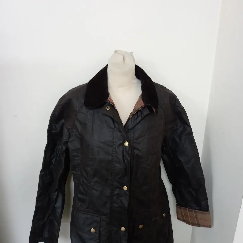 BARBOUR BEADNELL WAX JACKET SIZE 12