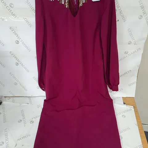 VIRGOS LOUNGE ROSANNA PURPLE DRESS - 16