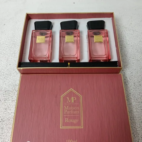 MAISON PARFUM ROUGE REED DIFFUSER SET OF 3 – 100ML EACH