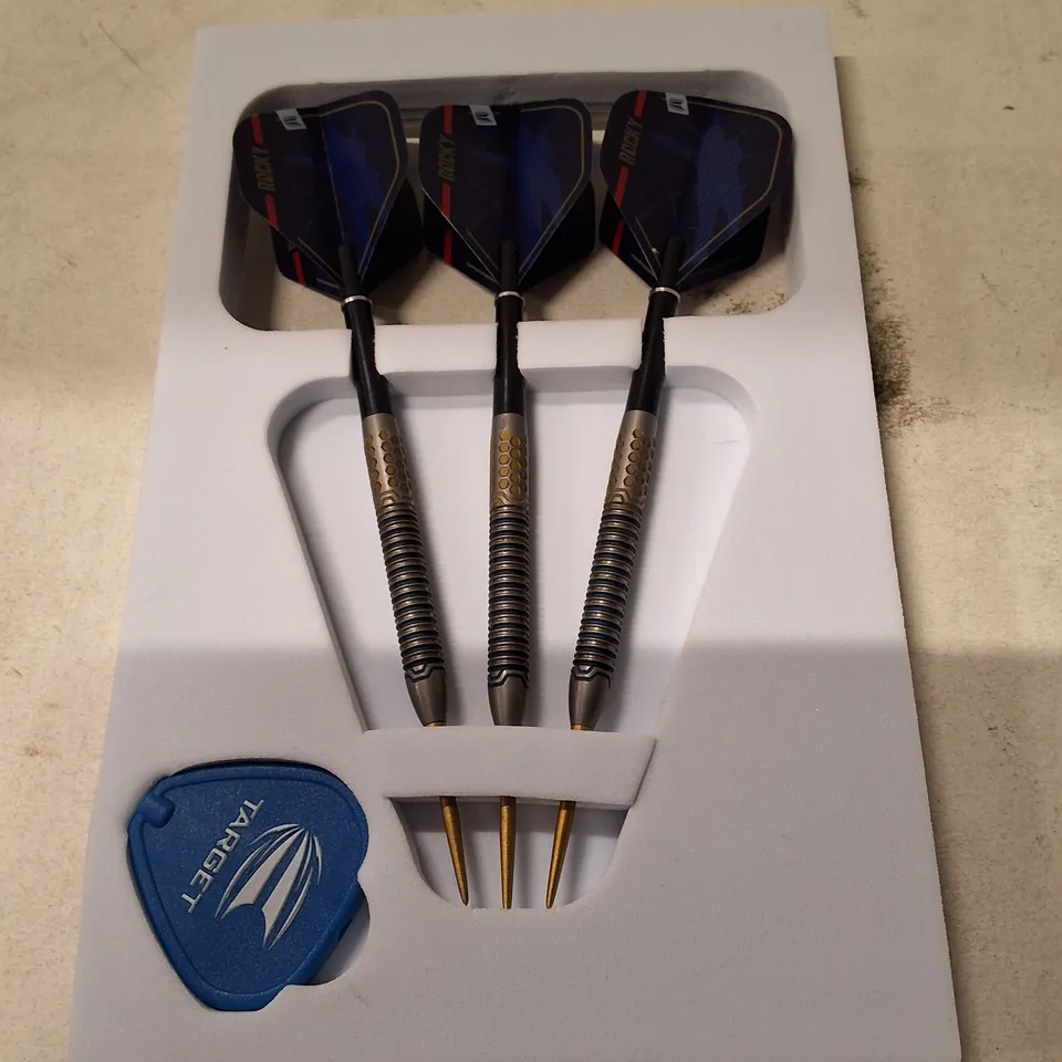 TARGET DARTS ROCKY JOSH ROCK 22G STEEL TIP SET – 3 DARTS (BOXED)