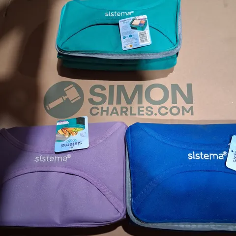 APPROXIMATELY SIXTY SIX SISTEMA TO GO INSULATED COOLER BAGS