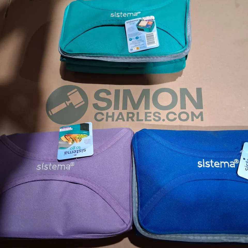 APPROXIMATELY SIXTY SIX SISTEMA TO GO INSULATED COOLER BAGS