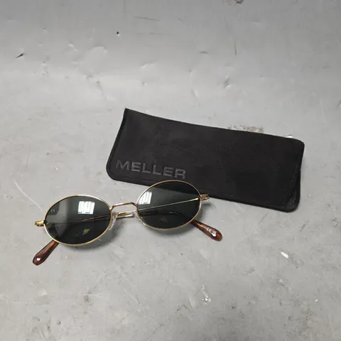 MELLER AMARA GOLD OLIVE SUNGLASS