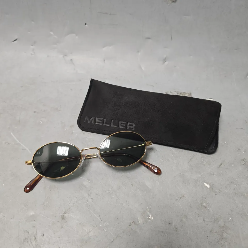 MELLER AMARA GOLD OLIVE SUNGLASS