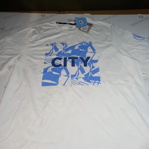 MANCHESTER CITY FC GRAPHIC T-SHIRT SIZE XL