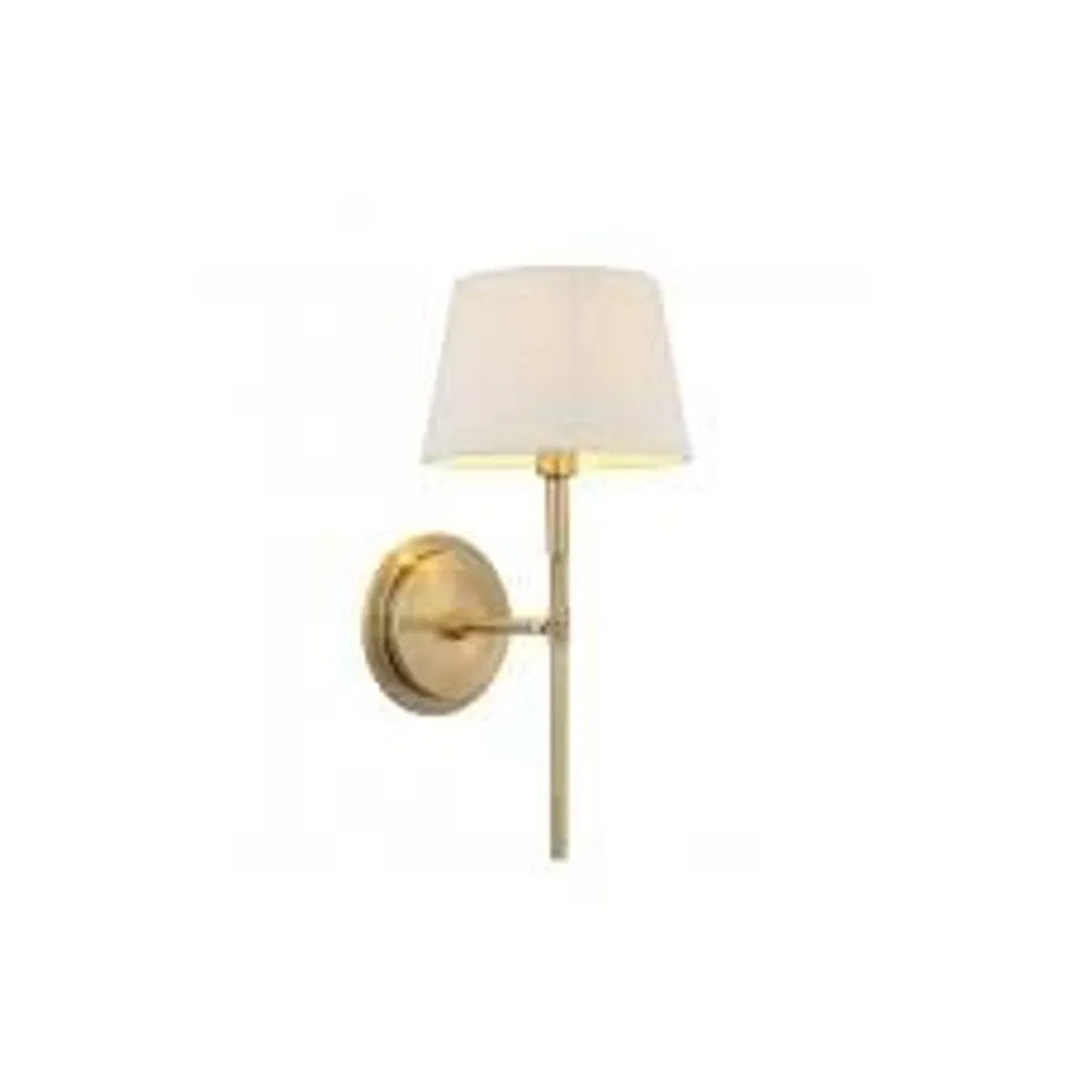 BOXED ENDON LIGHTING RENNES ANTIQUE BRASS WALL LIGHT