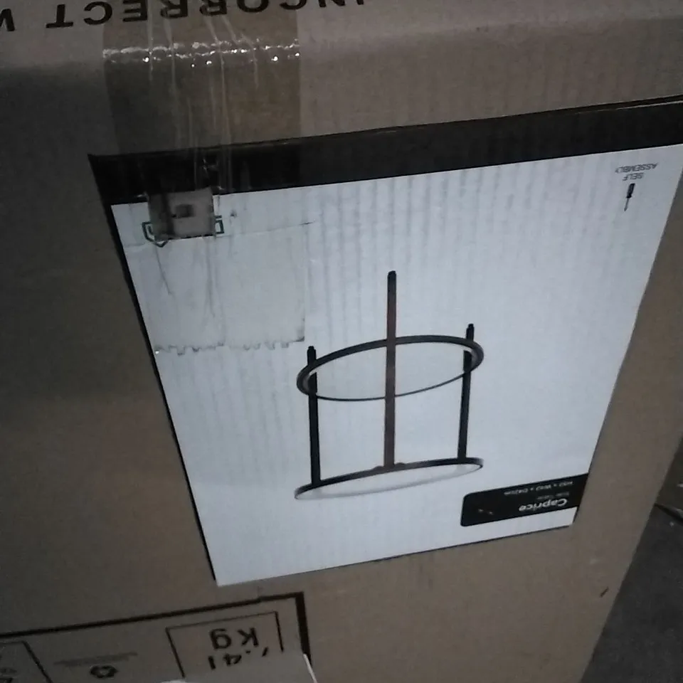 BOXED CAPRICE SIDE TABLE 