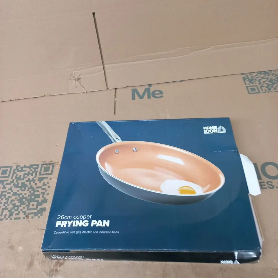 HOME ICON 26CM COPPER FRYING PAN