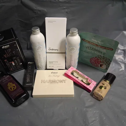 LARGE QUANTITY OF ASSORTED HEALTH AND BEAUTY PRODUCTS TO INCLUDE; THE ORDINARY, BPERFECT, ARGAN OIL AND BAYLISS AND HARDING