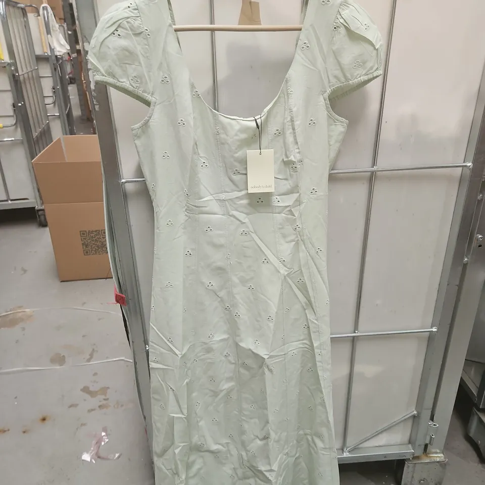 NOBODYS CHILD GREEN HARRI MIDI DRESS - UK 12
