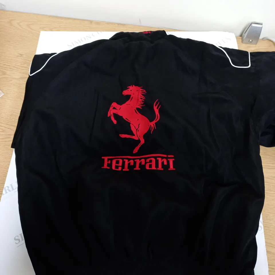 FERRARI RACER JACKET BLACK SIZE M