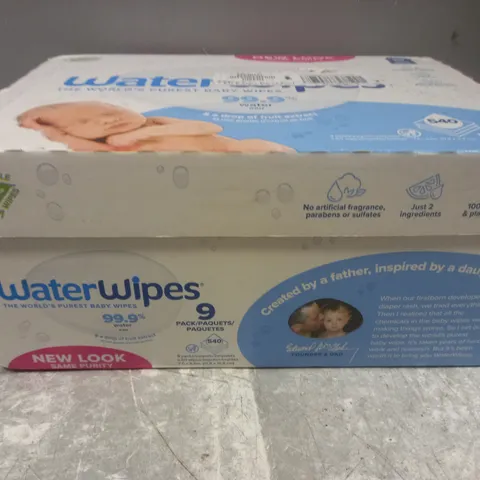 WATERWIPES BIO WIPES (9 X 60 WIPES)