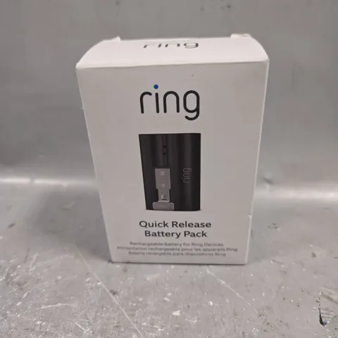 BOXED RING QUICK RELEASE BATTERY PACK