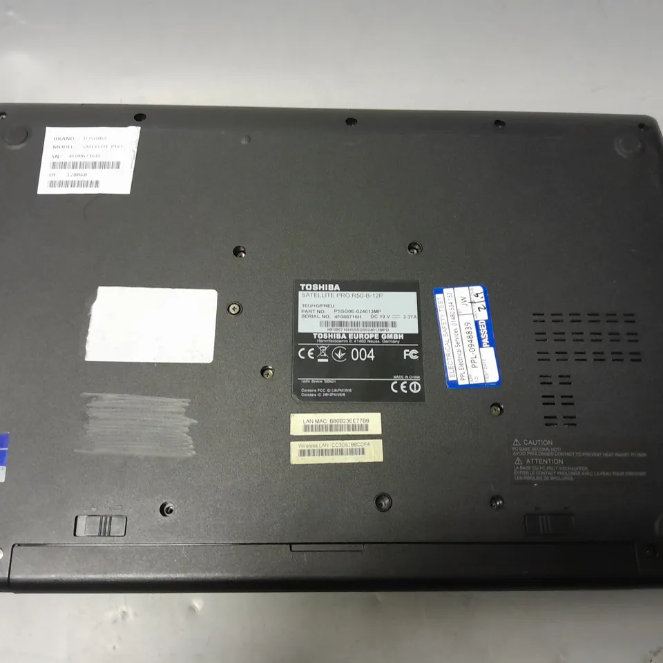 TOSHIBA SATELLITE PRO R50-B 15 INCH I3-4005U 1.70GHZ