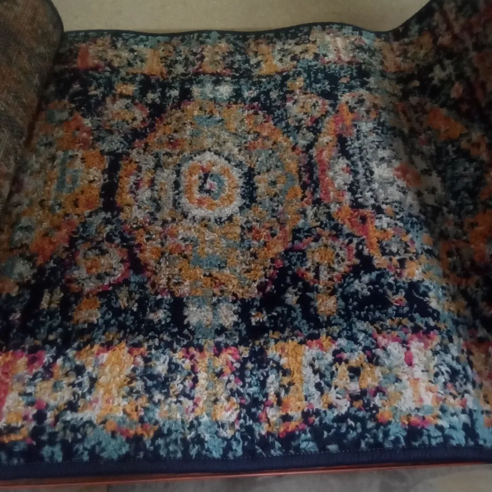 OLMSTEAD TUFTED BLUE RUG 60X230CM