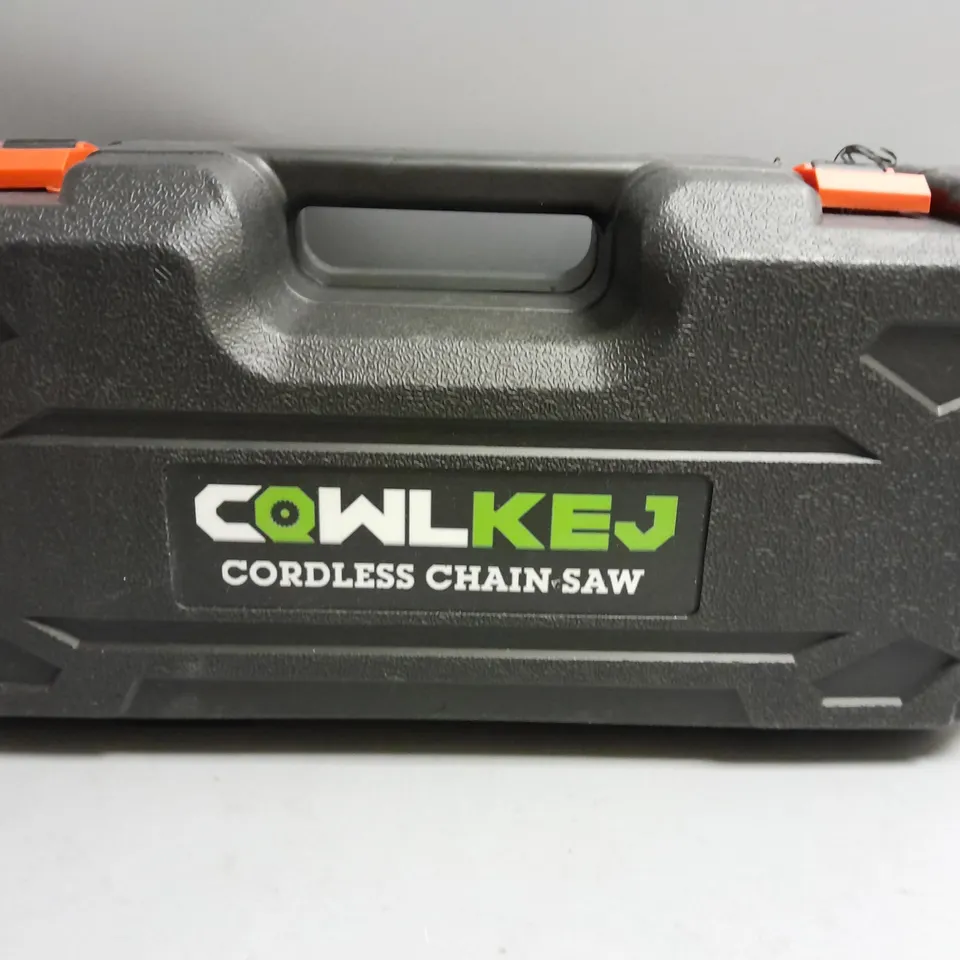 BOXED COWLKEJ CORDLESS CHAIN SAW