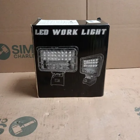 LED WORK LIGHT BOXED (2 LIGHTS IN TOTAL)