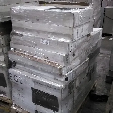 PALLET OF APPROXIMATELY 18 ASSORTED DAMAGED TV'S