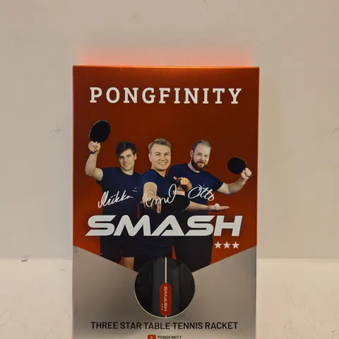 PONGFINITY THREE STAR TABLE TENNIS RACKET – BOXED