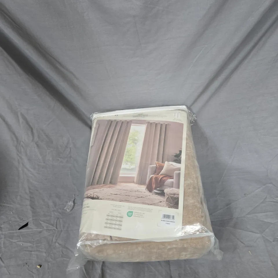 HEAVY CHENILLE CURTAINS EYELET