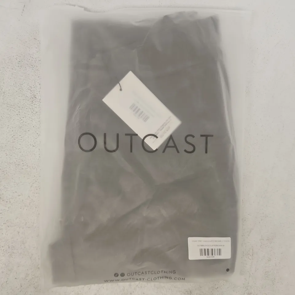 BAGGED OUTCAST ISHANI PANTS IN CHOCOLATE BROWN SIZE MEDIUM