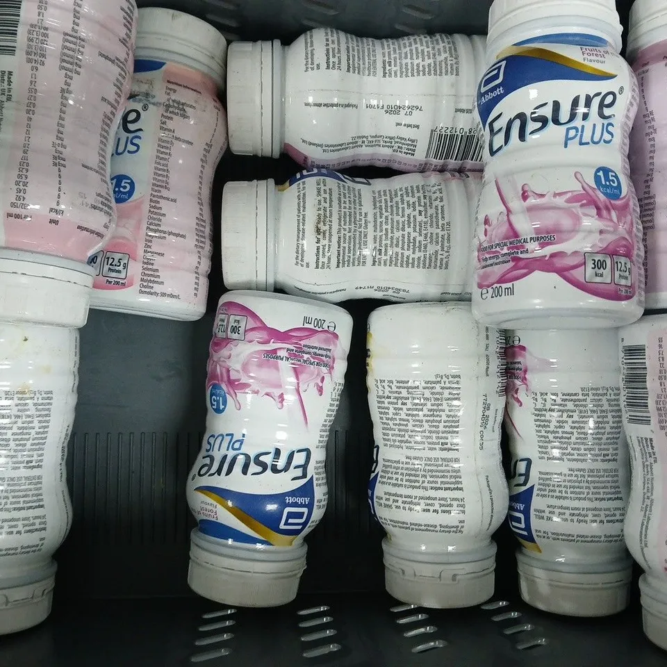 APPROXIMATELY 15 ASSORTED ABBOTT ENSURE PLUS 200ML DRINKS - VARIOUS FLAVOURS