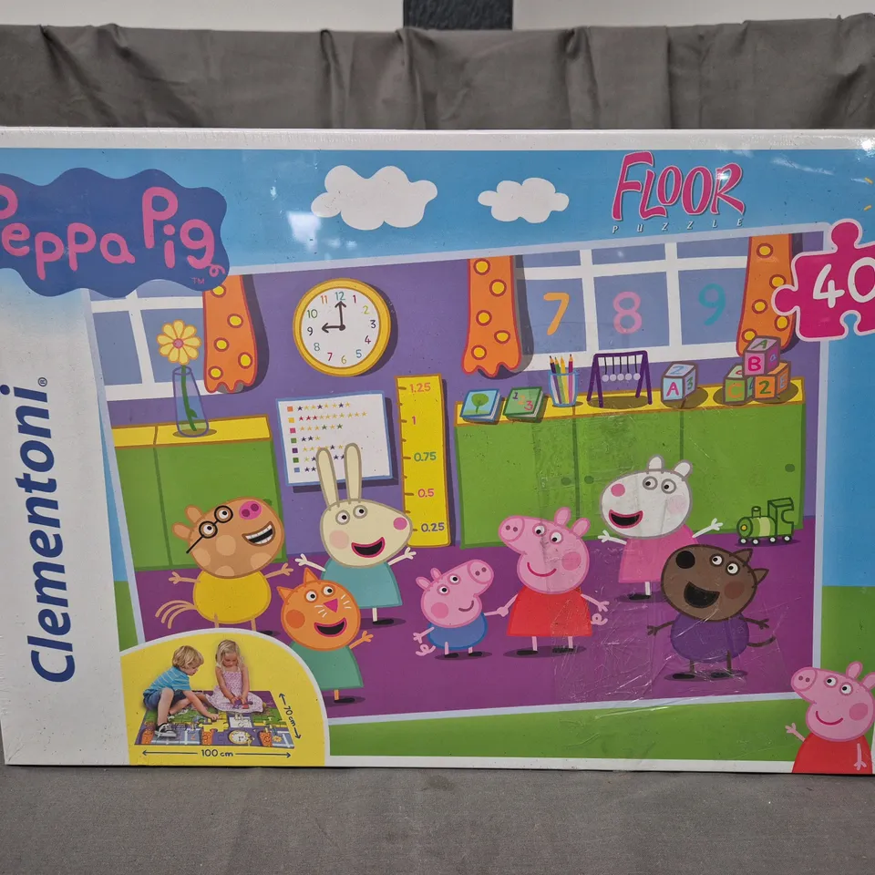 SEALED CLEMENTONI PEPPA PIG 40 PIECE FLOOR PUZZLE