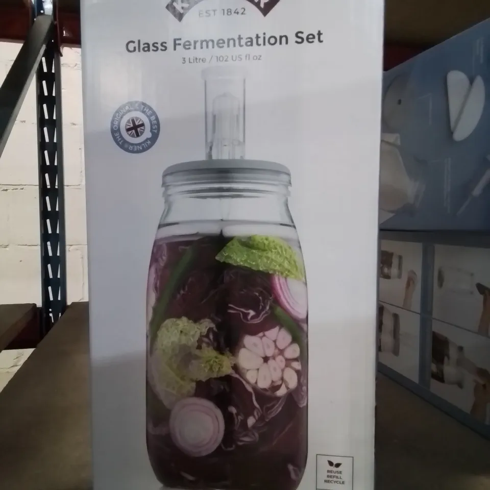 BOXED 3L GLASS FERMENTATION SET