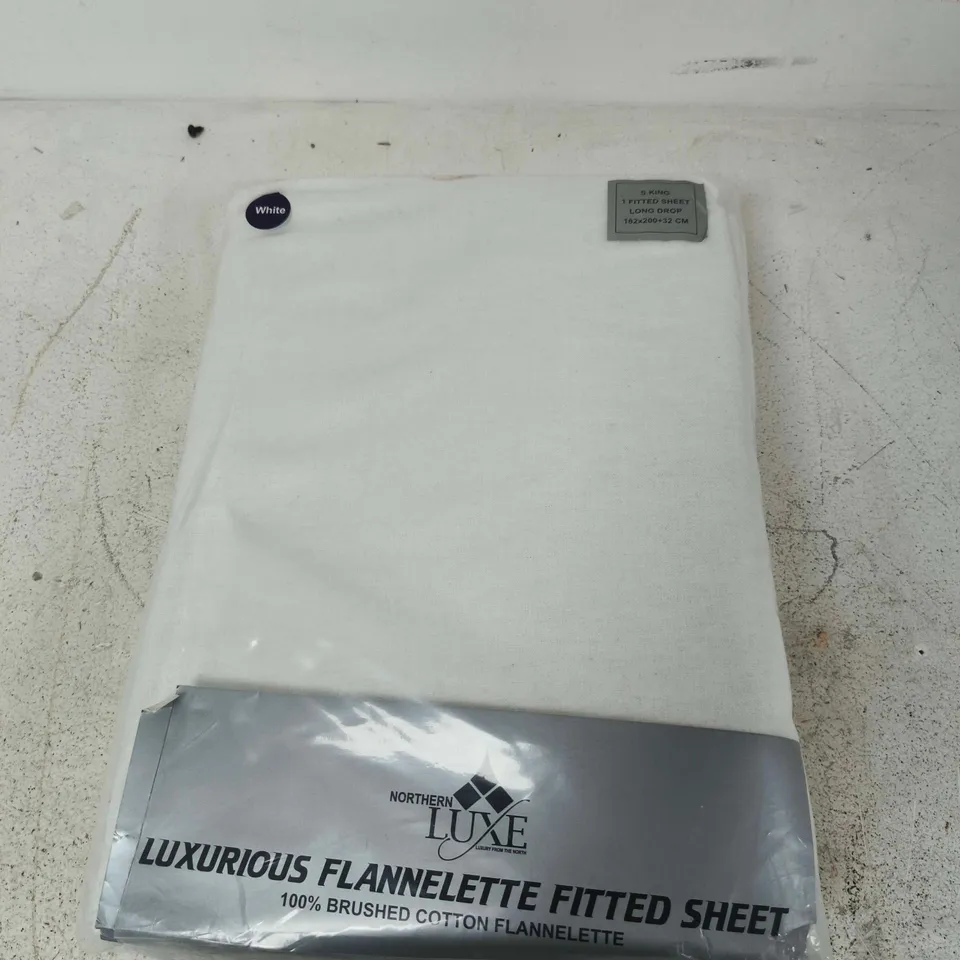 NORTHERN LUXE LUXURIOUS FLANNELETTE FITTED SHEET – S-KING