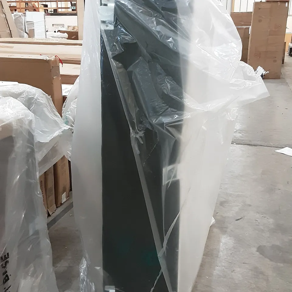 BAGGED LUXURY GREEN VELVET DOUBLE BED , 2 PARTS 