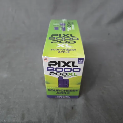 SEALED PIXL 8000 POD XL SOUR CHERRY APPLE POD MULTIPACK