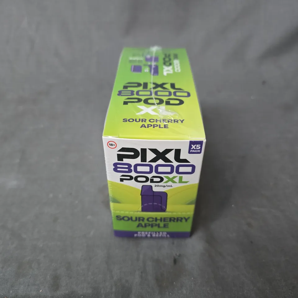 SEALED PIXL 8000 POD XL SOUR CHERRY APPLE POD MULTIPACK